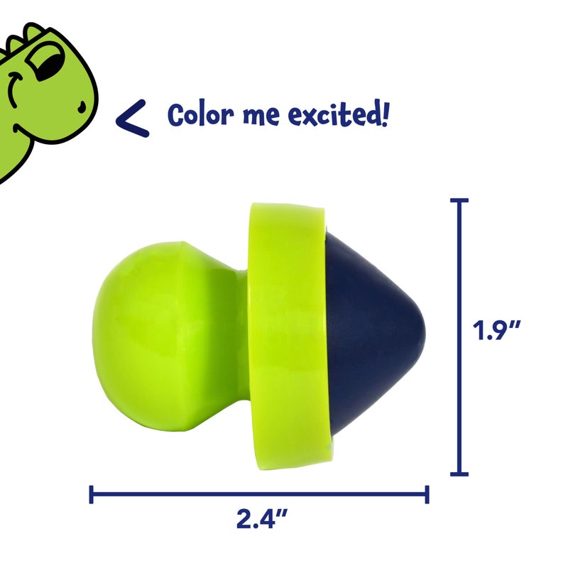 READY 2 LEARN Easy Grip Crayons | Non Toxic | Six Colors | 18m+ | Chunky, Palm-Grasp Toddler Crayons | Easy to Hold | Refills Available - Image 3